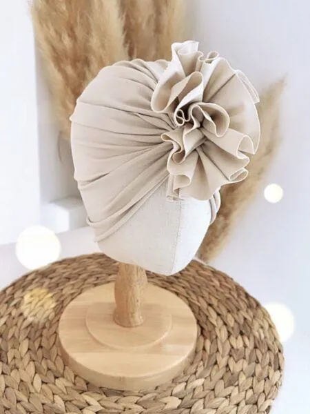 Turban dla dziewczynki (piaskowy)