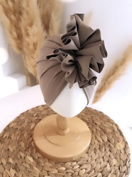 Turban dla dziewczynki (mokka)