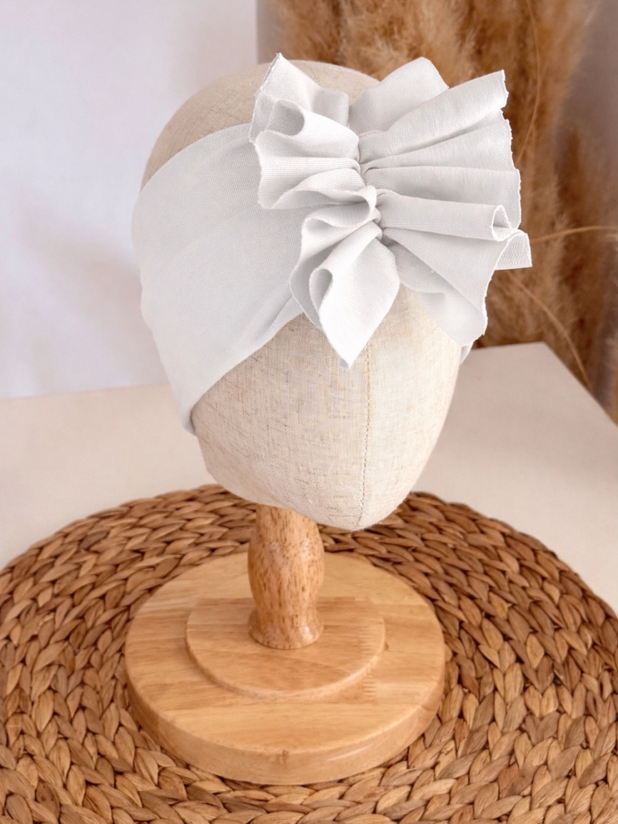 Opaska typu turban (biała)